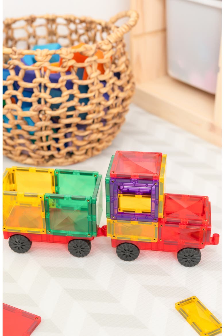 Kids' Rainbow Magnetic Tiles 24-Piece Motion Pack, Alternate, color, RAINBOW