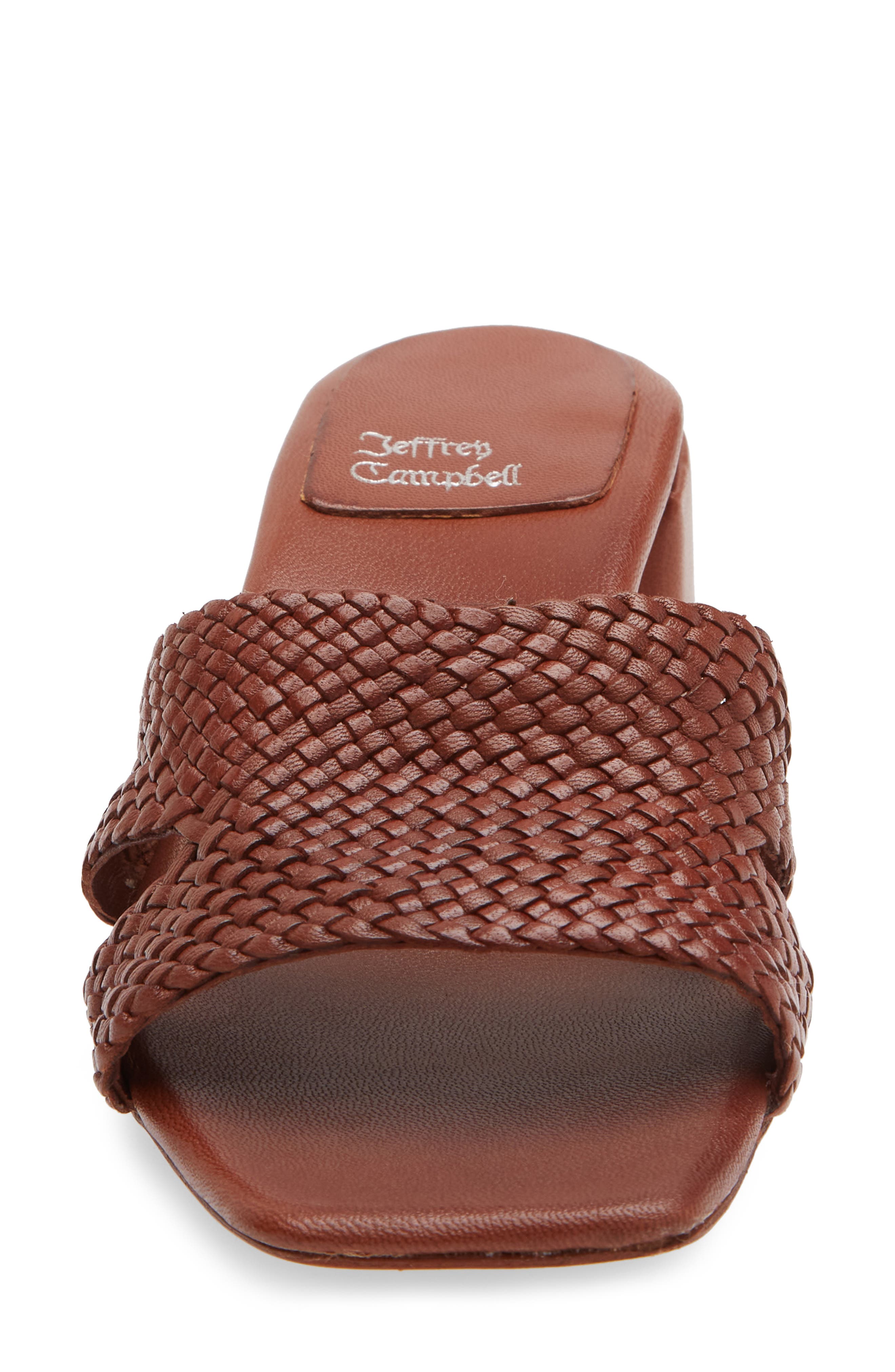 Coen Slide Sandal, Alternate, color, DARK TAN
