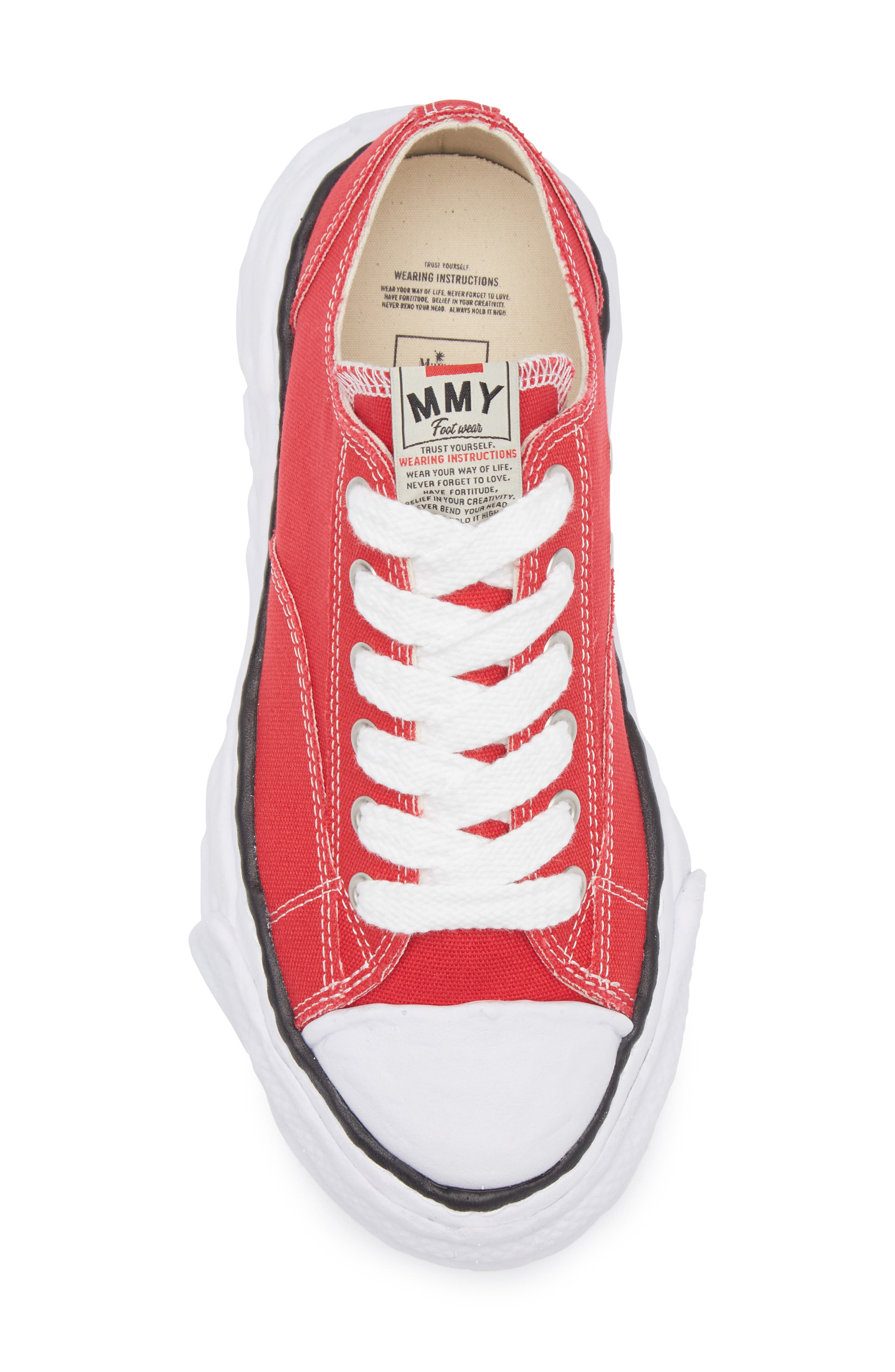 Maison MIHARA YASUHIRO Peterson Sneaker, Alternate, color, Red X