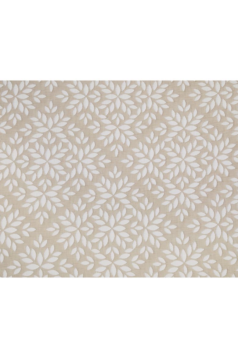Leaves Jacquard Cotton Cover Quilt Set  - Reversible And Machine Washable, Alternate, color, Beige