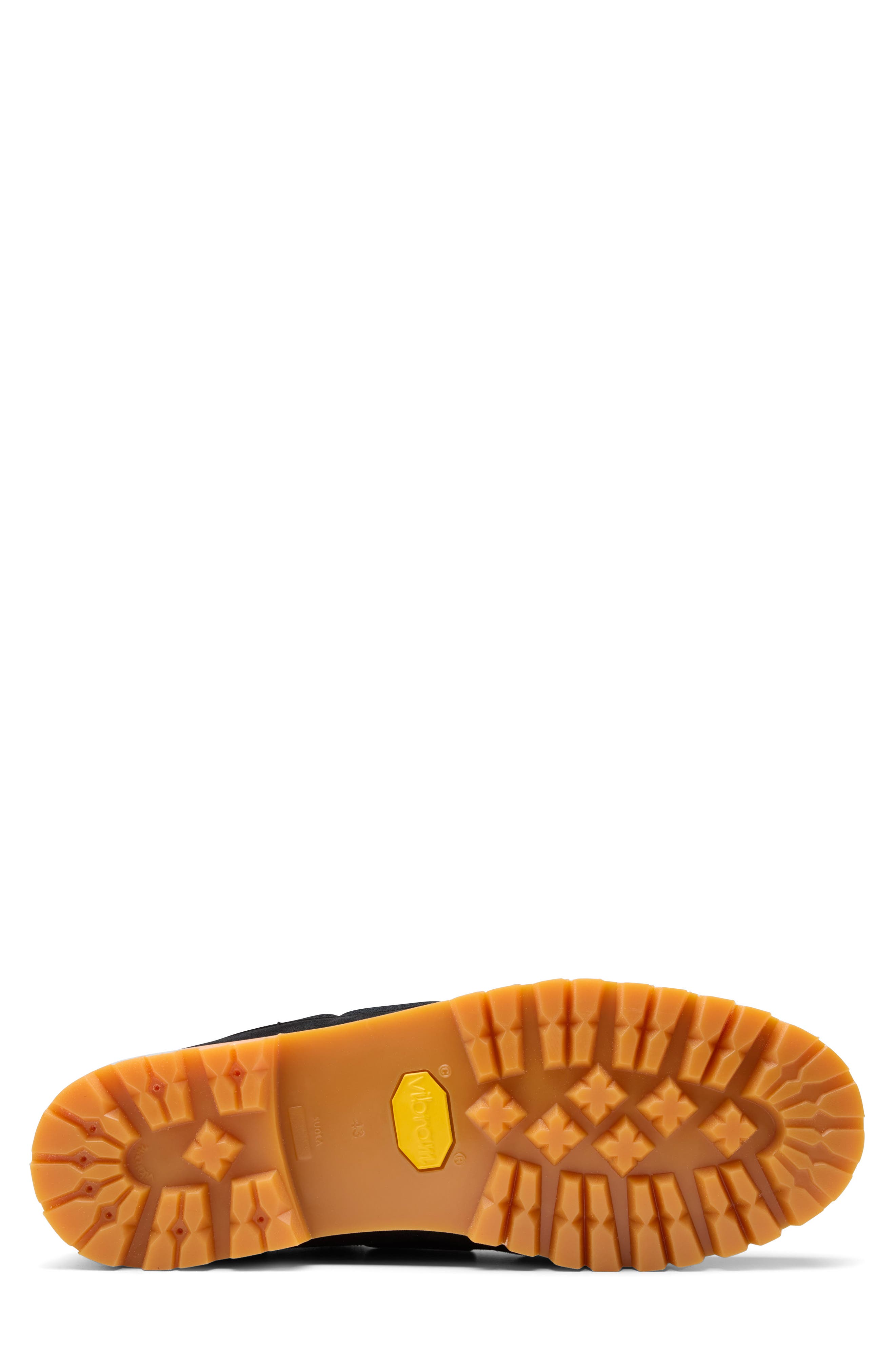 VINNY'S Suede Boat Shoe, Alternate, color, Black Suede