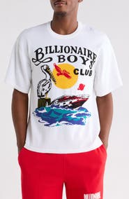 Billionaire Boys Club BB Pelican Cotton Graphic T-Shirt