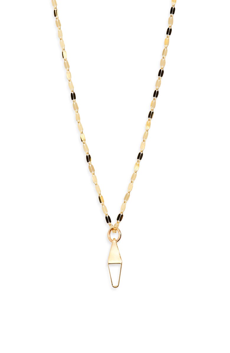 LANA 14K Gold 3D Kite Pendant Necklace, Main, color, Yellow