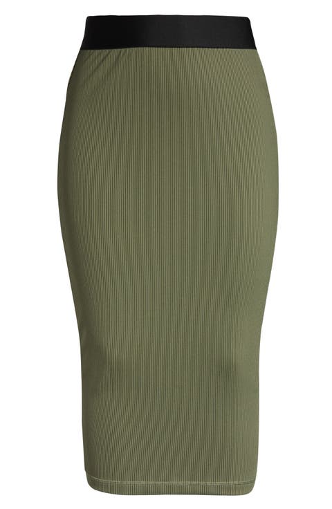 x Cardi B Rib Skirt