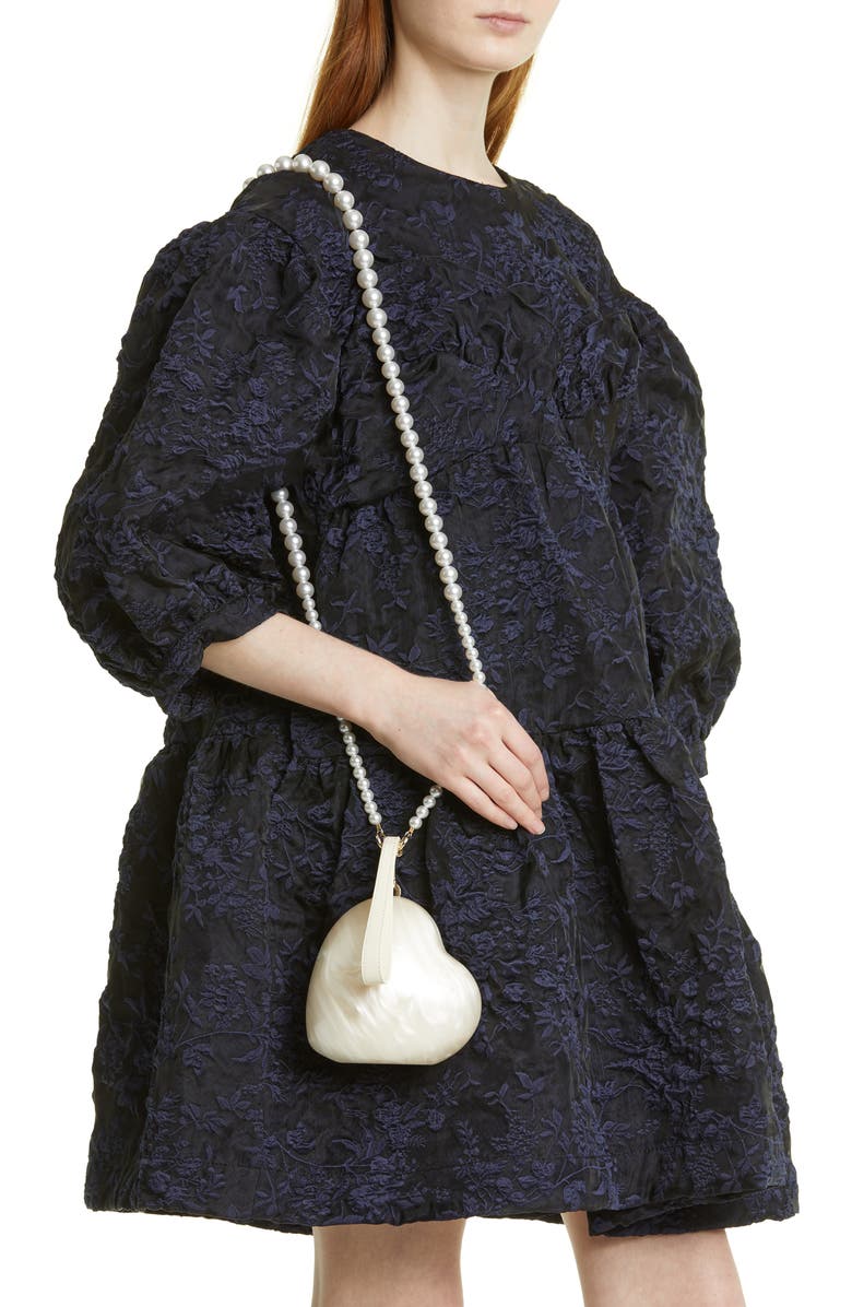 Simone Rocha Micro Heart Perspex Acrylic Minaudière, Alternate, color,