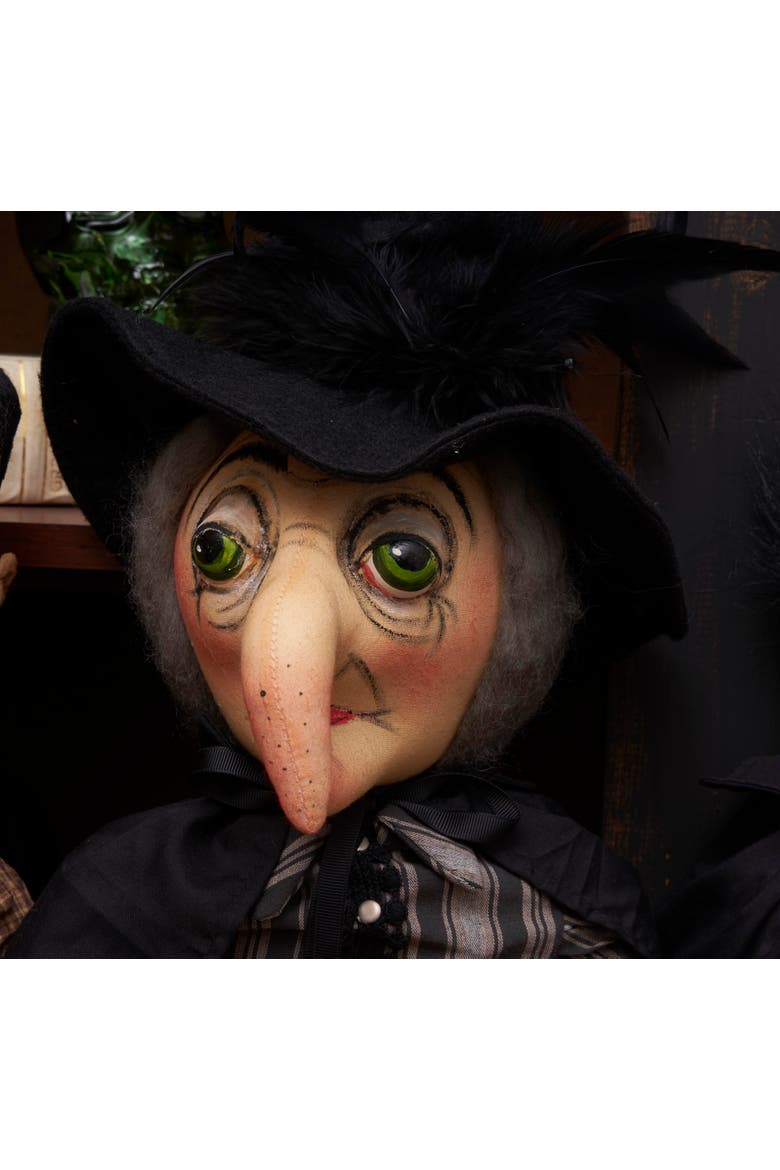 Viviana Witch Joe Spencer Gathered Traditions Halloween Figurine 40", Alternate, color, Black