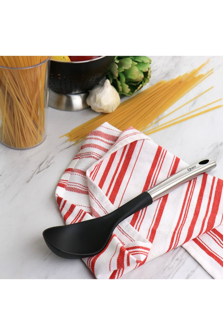 Baldwyn Stainless Steel and Nylon Solid Spoon, Alternate, color, Black