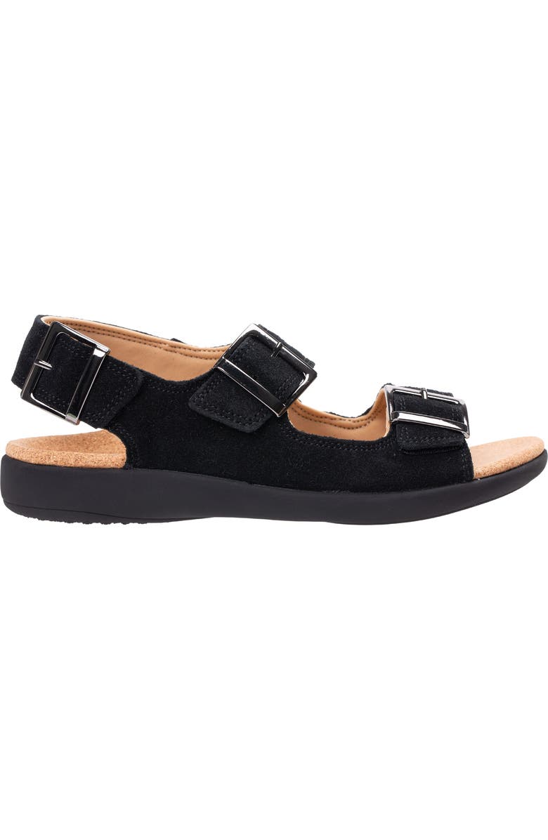 Revitalign Roma Backstrap Sandal, Alternate, color, Black