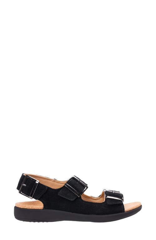 Revitalign Roma Backstrap Sandal In Black