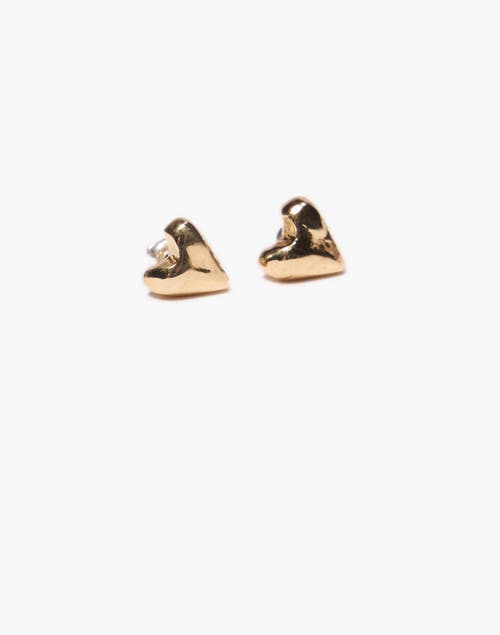 Odette New York Coeur Earrings In Brass