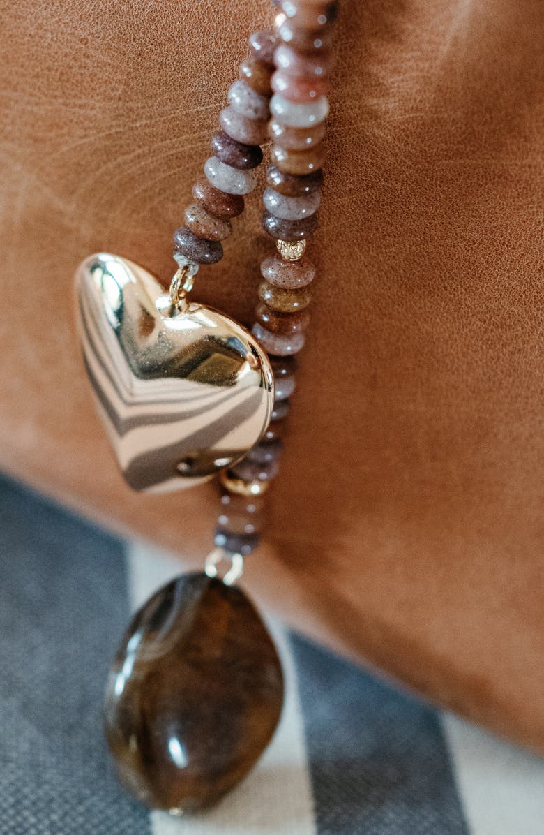 MacRae & Co. Margo Bag Charm, Alternate, color, Brown