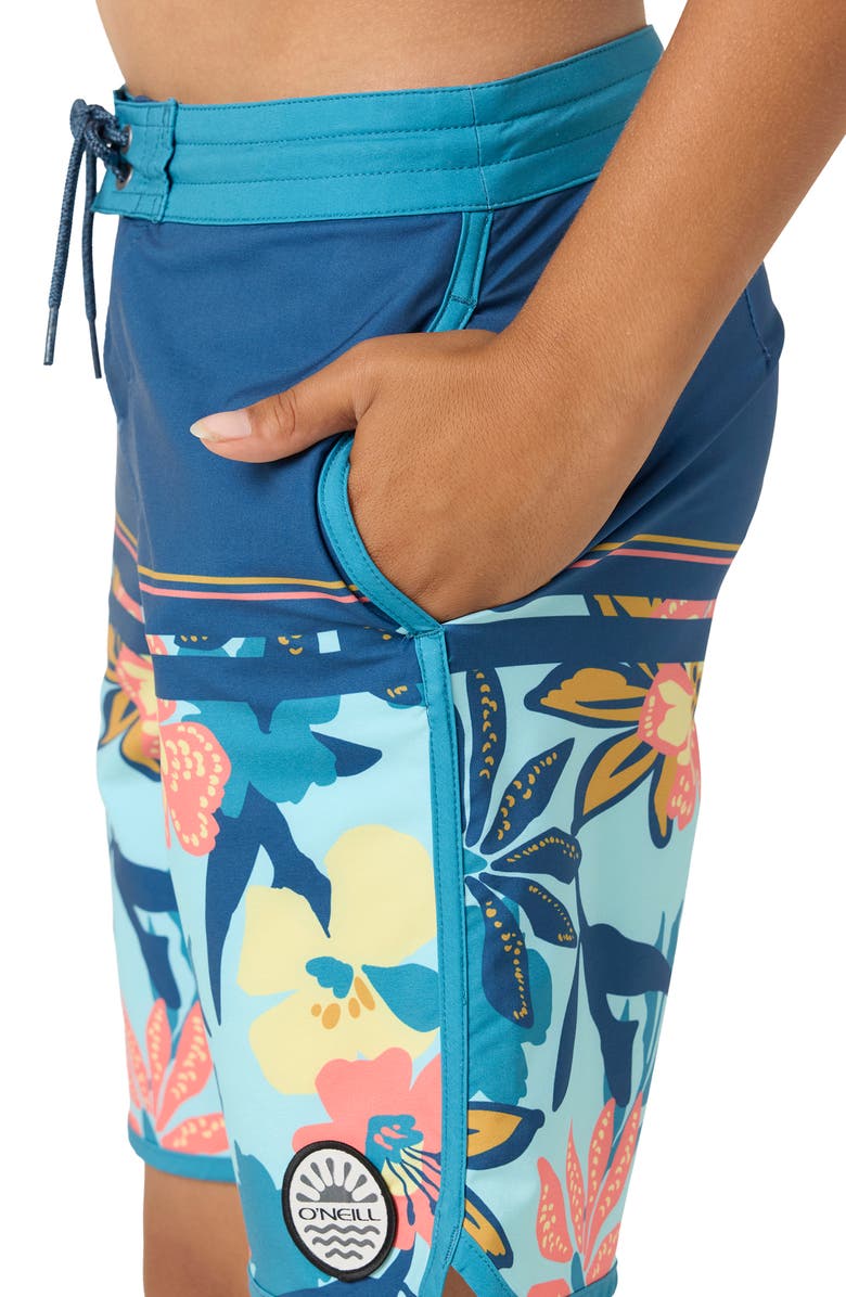 O'Neill Kids' Cruzer Scallop Board Shorts, Alternate, color, Indigo