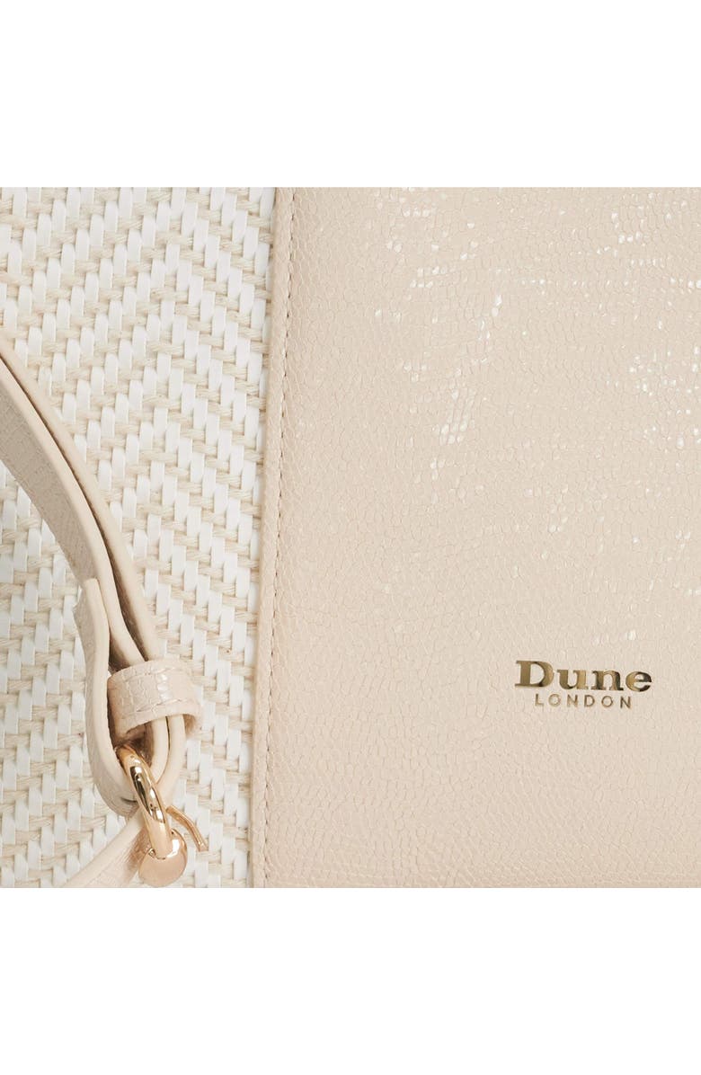 Dune London Dorry Faux Leather Tote, Alternate, color,