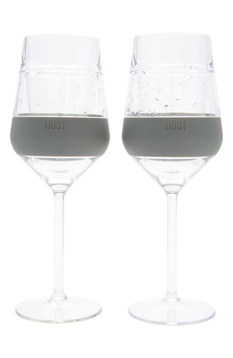 Stemmed Wine FREEZE Cooling Cup Set of 2