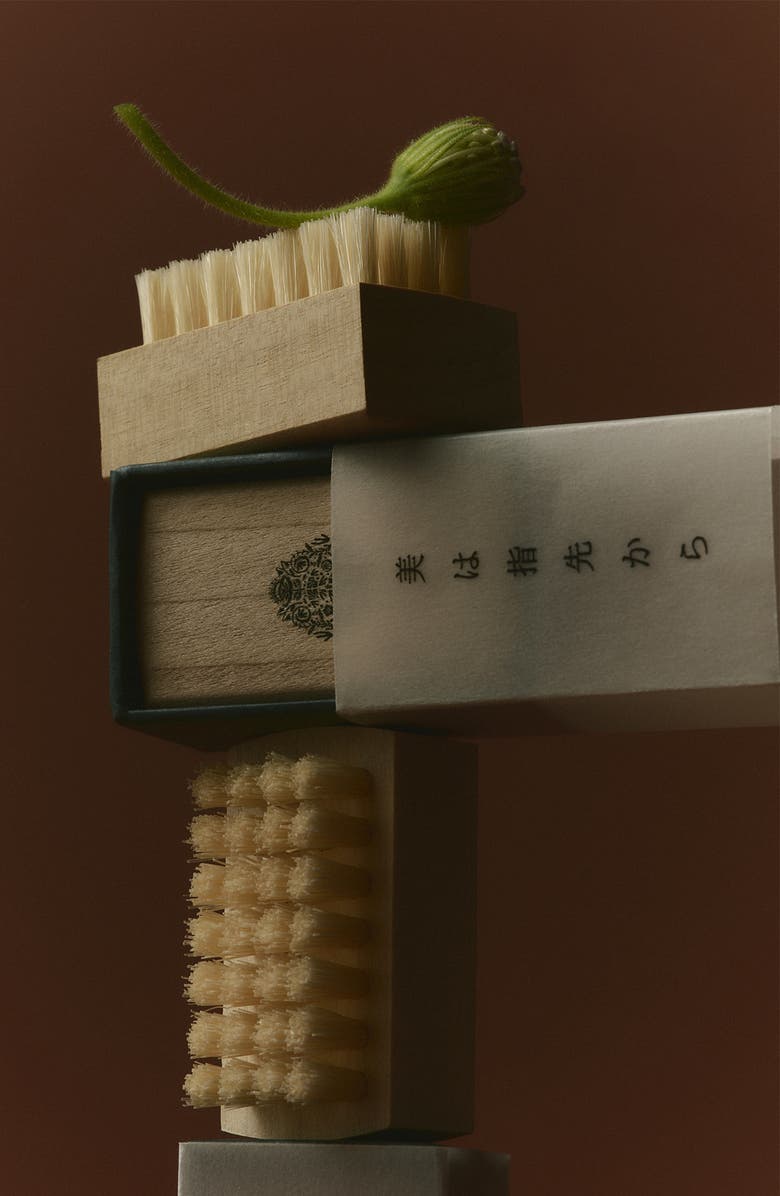 NOCTURNAL Japandi Hand and Nail Brush, Alternate, color, NO COLOR