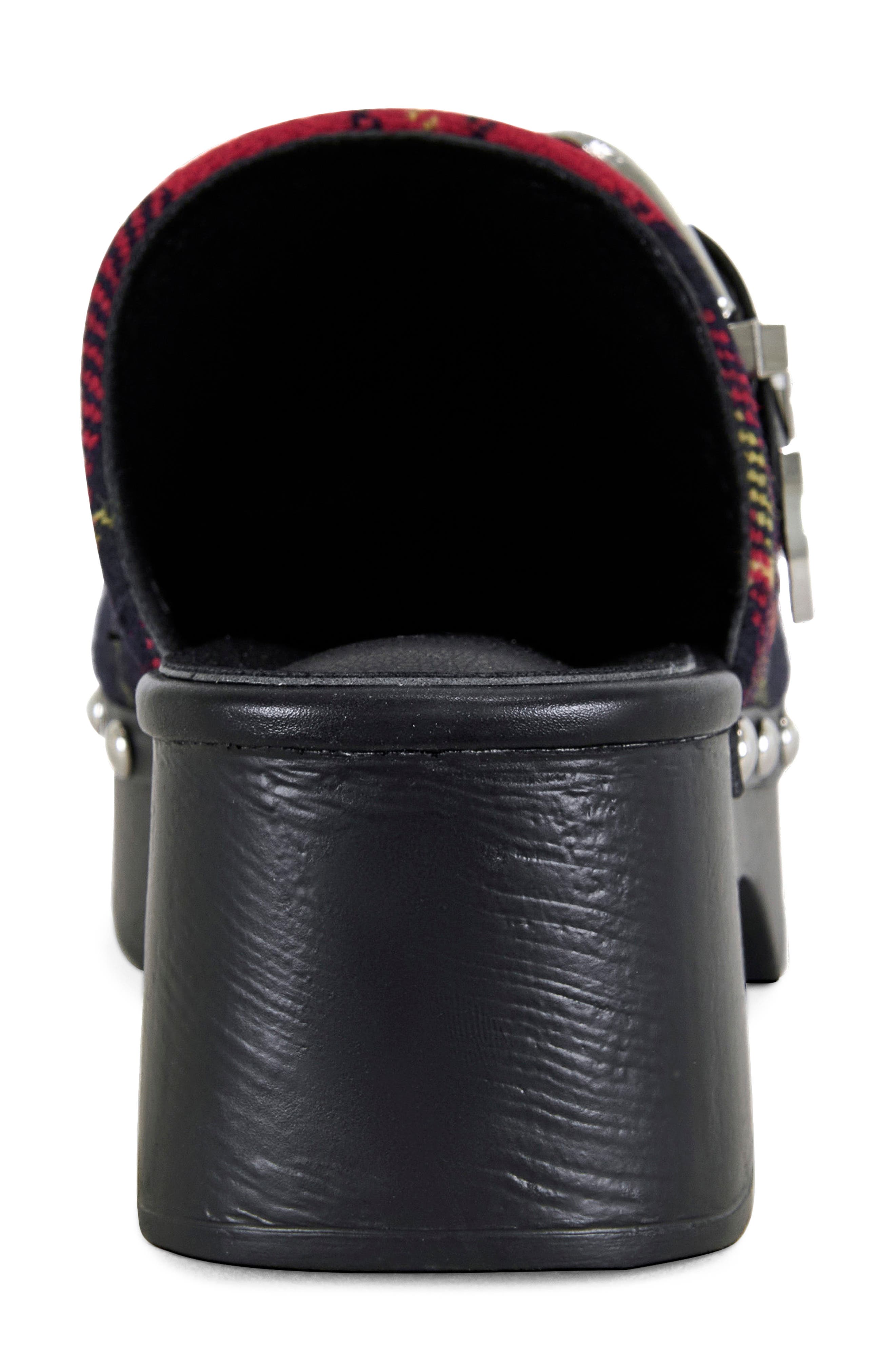 AZALEA WANG Studded Clog, Alternate, color, Red