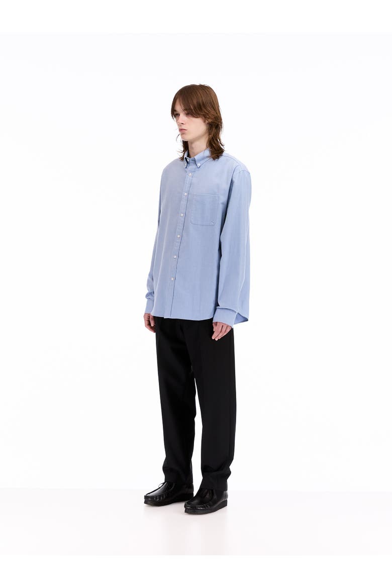 Oxford Button Down Shirt, Alternate, color, Blue
