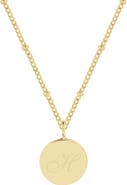 Brook and York Lizzie Initial Pendant Necklace
