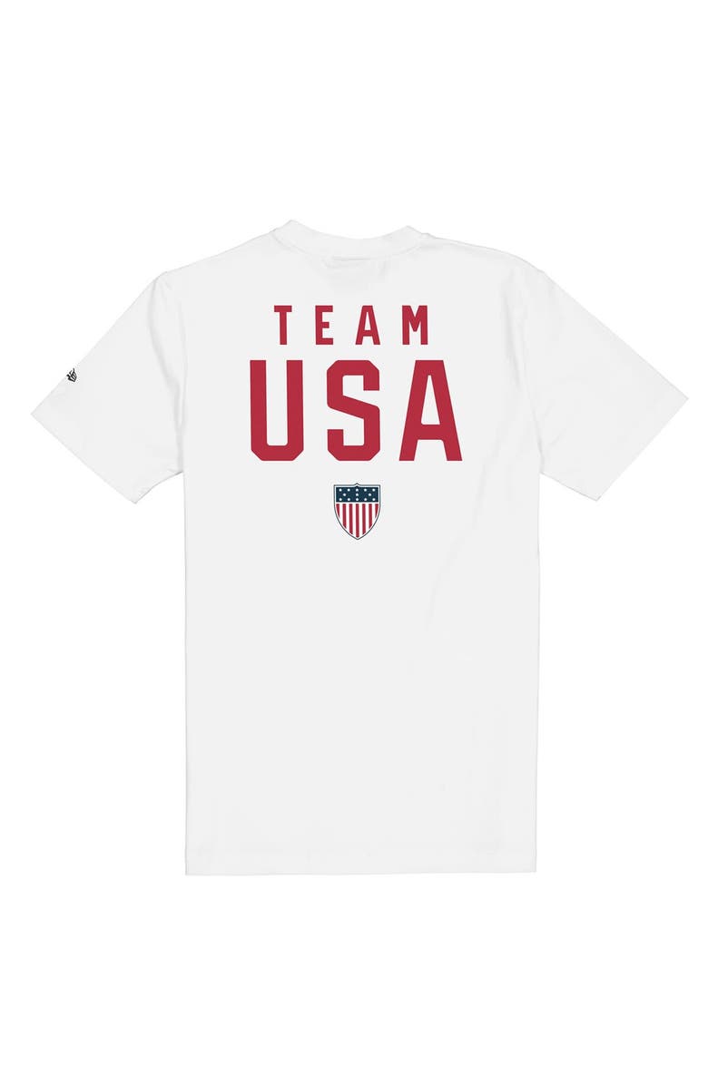 New Era Men's New Era  White Team USA Ice Cold T-Shirt, Alternate, color, White
