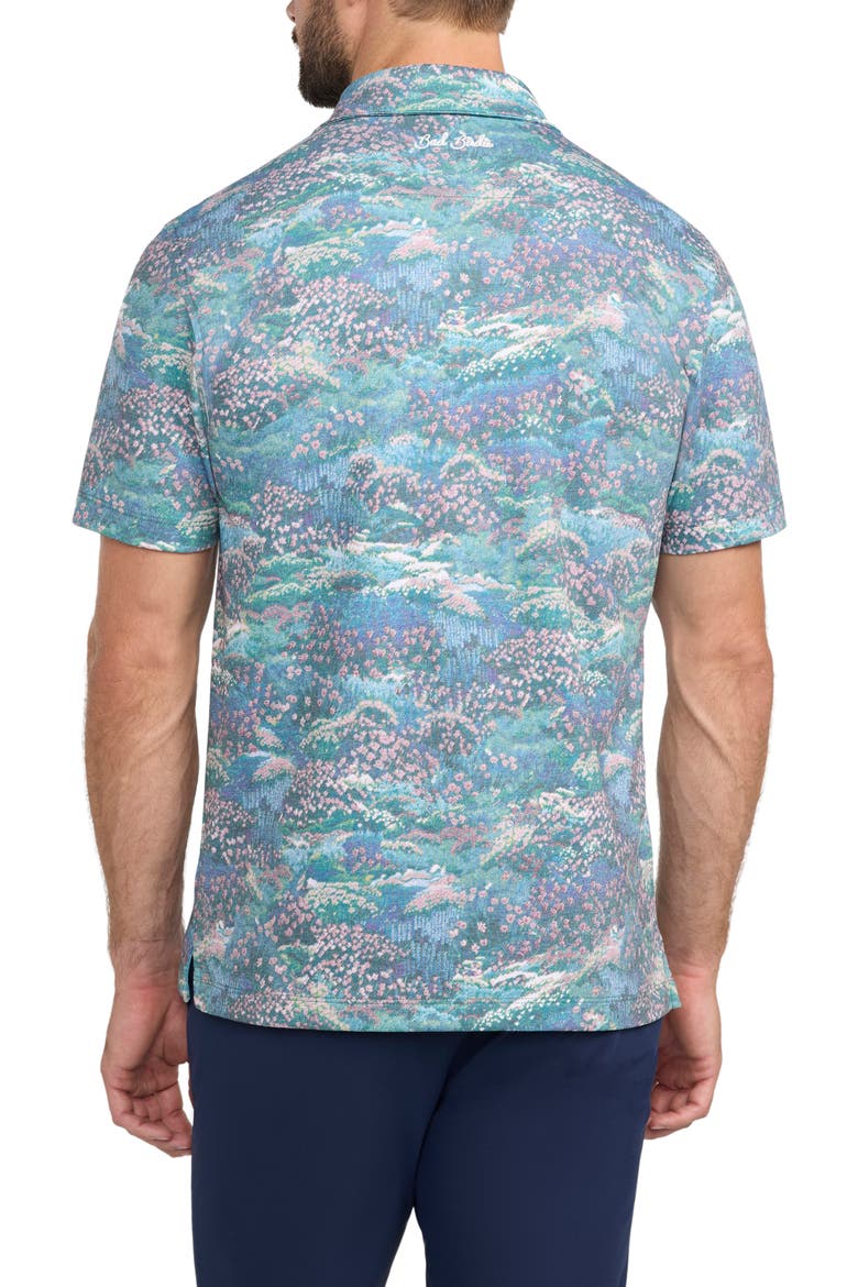 Floral Piqué Performance Golf Polo, Alternate, color, ALEXANDRITE