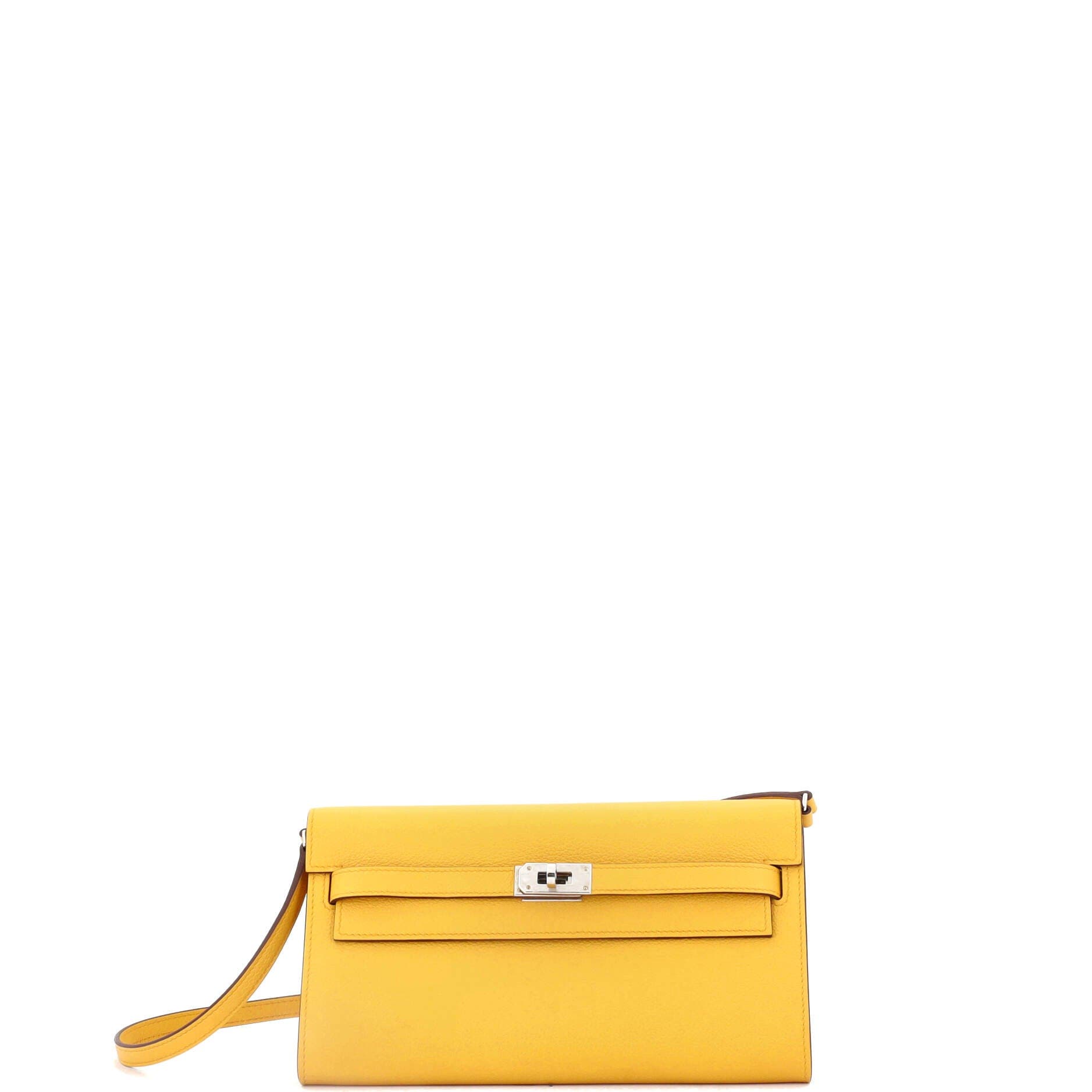 Pre-Owned Hermes Kelly To Go Wallet Evercolor, Main, color, 