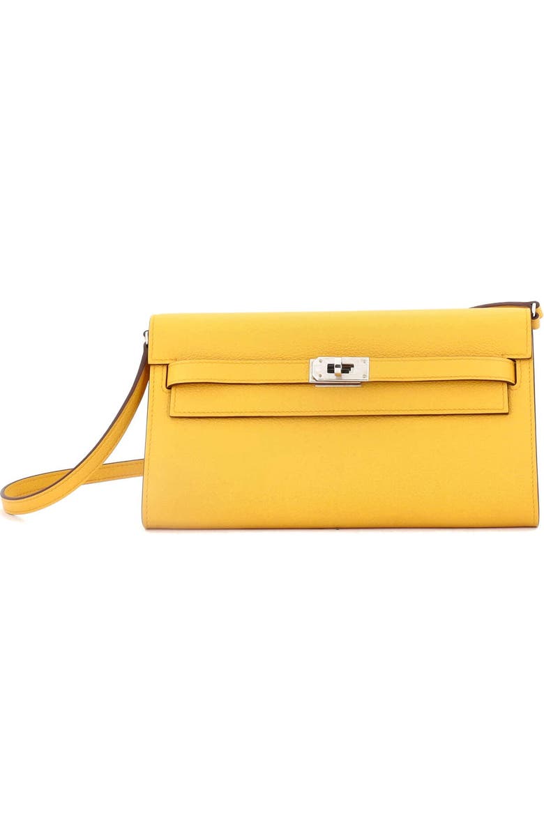 Pre-Owned Hermes Kelly To Go Wallet Evercolor, Main, color,