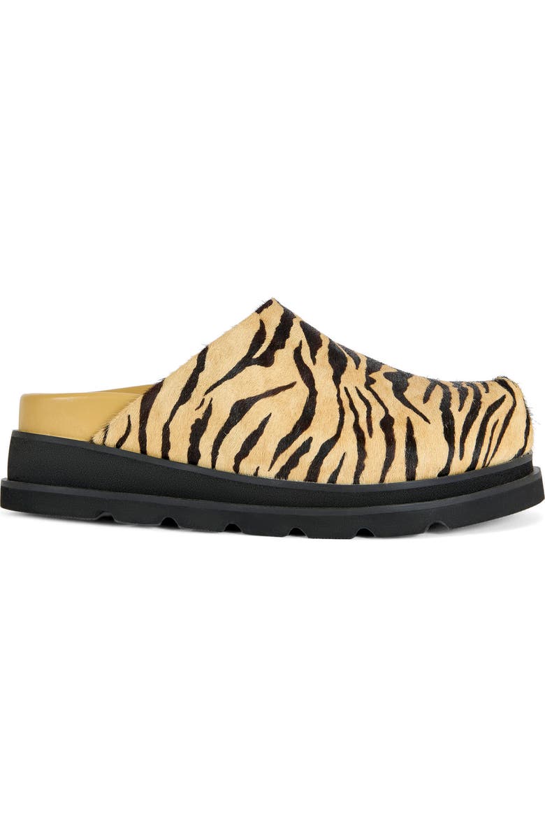 AZALEA WANG Sarinda Genuine Calf Hair Clog, Alternate, color,