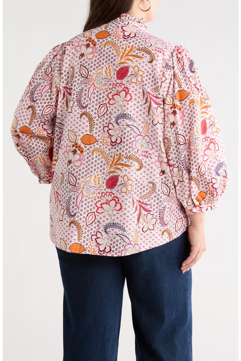 Hendry Floral Ima Button-Up Shirt, Alternate, color, CREAM-MULT
