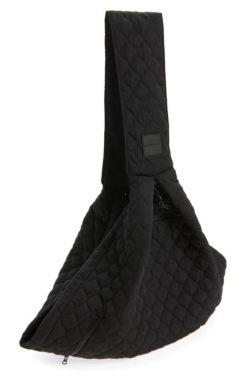 Quilted Nylon Sling Pet Carrier