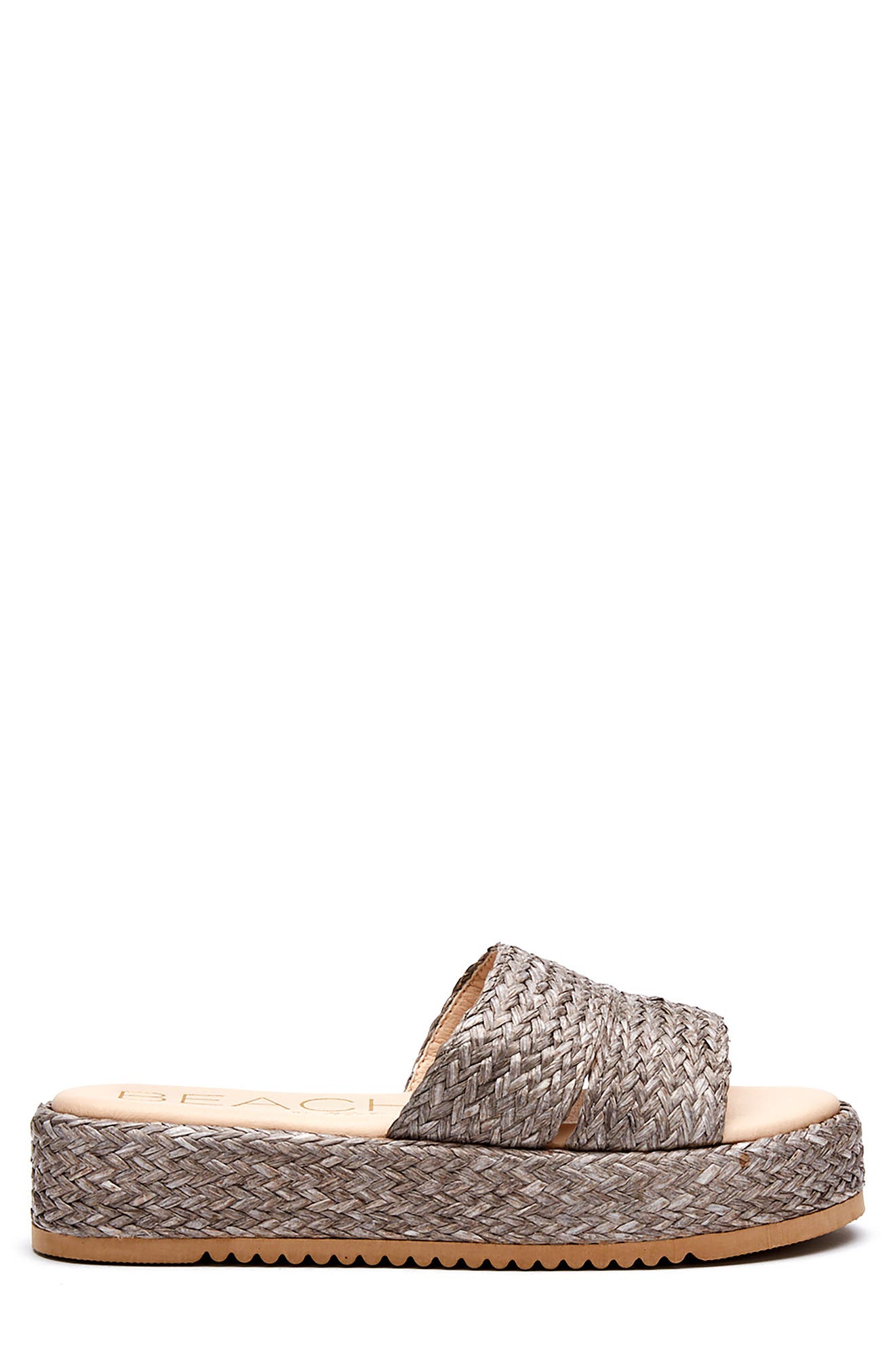Coconuts by Matisse Layback Platform Espadrille Slide Sandal, Alternate, color, Mushroom