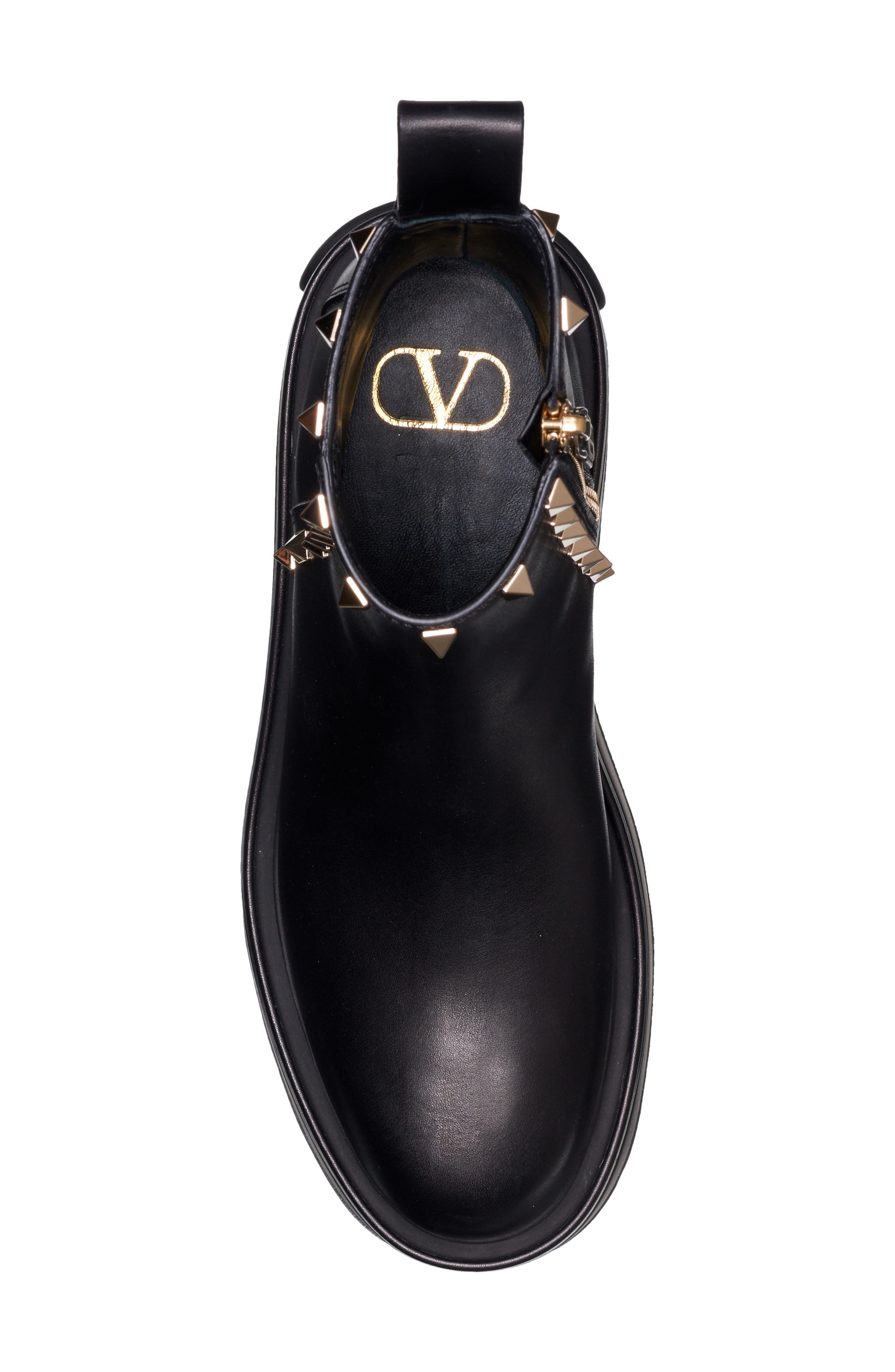 Valentino Garavani Uniqueform VLOGO Platform Cheslea Boot, Alternate, color, 