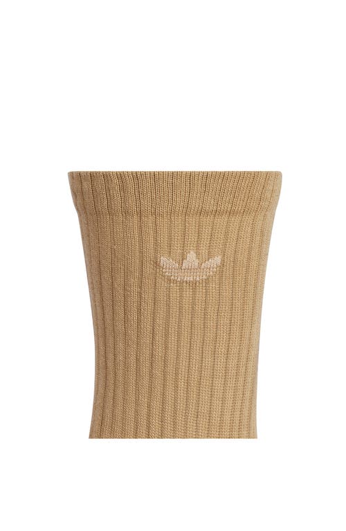 Adidas Originals Adidas Assorted 3-pack Trefoil Performance Crew Socks In Multi