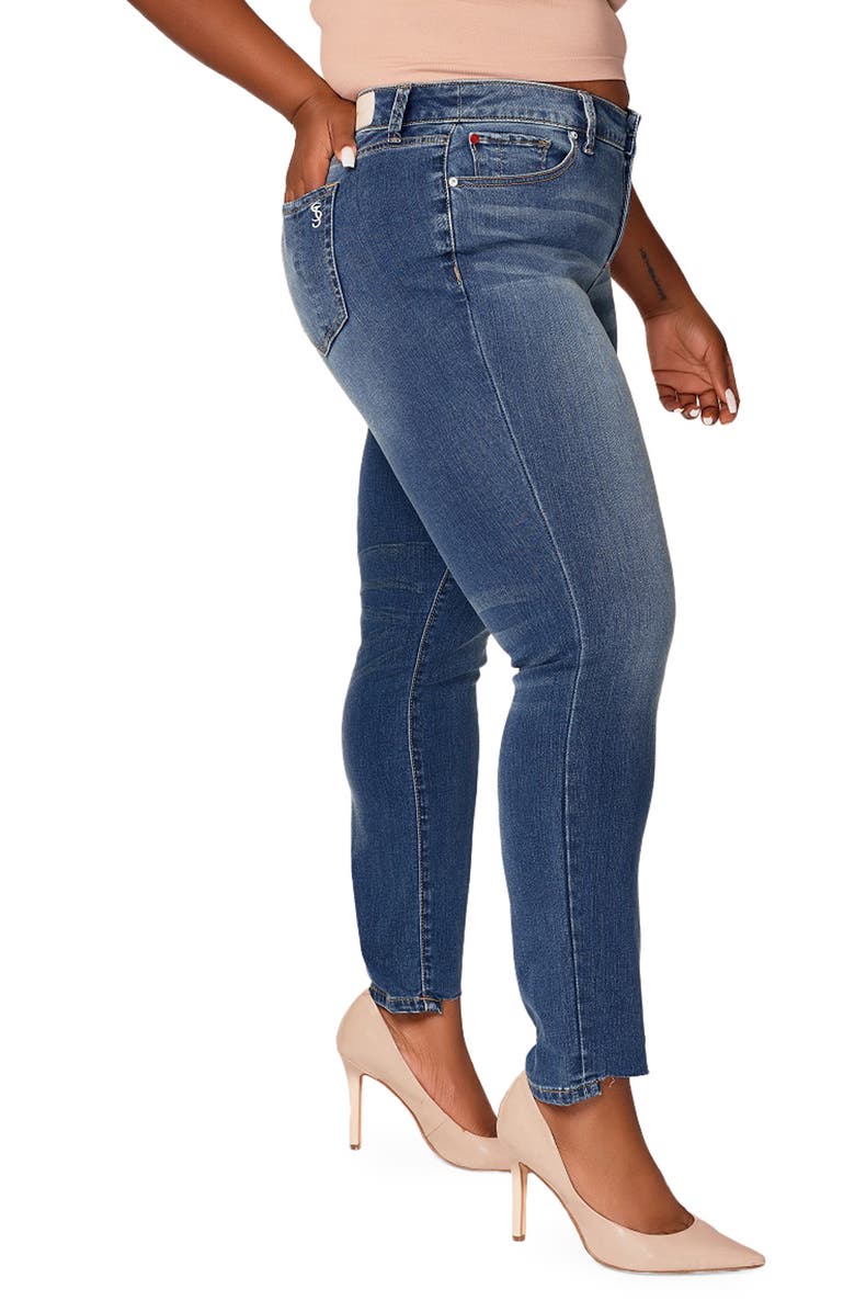 SLINK Jeans Slim Fit Ankle Jeans, Alternate, color, 