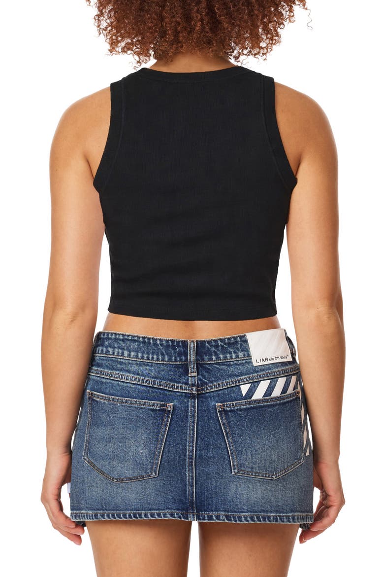 Graphic Rib Crop Tank, Alternate, color, BLACK NIGHT