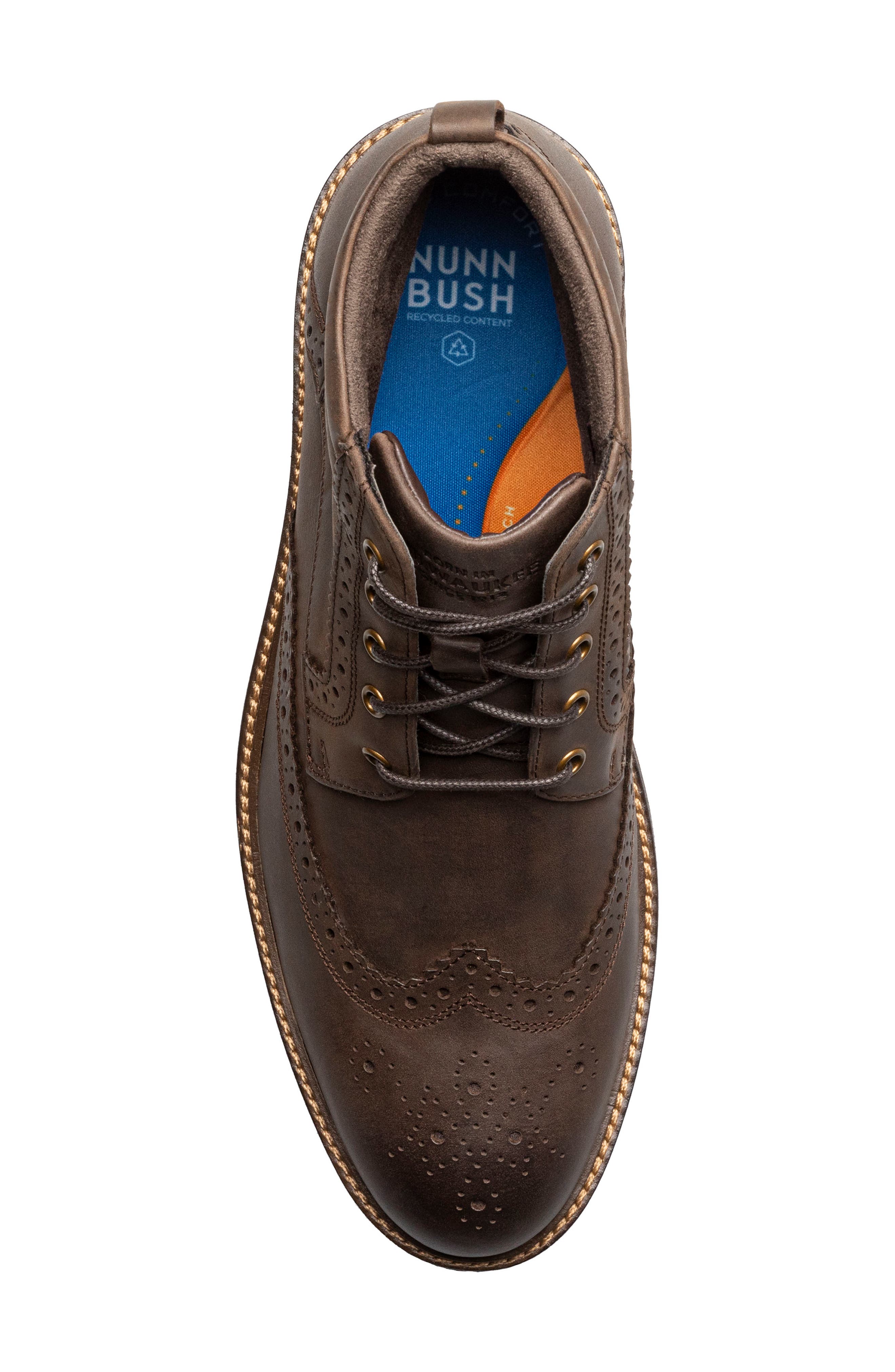 Odell II Wingtip Boot - Wide Width Available, Alternate, color, BROWN