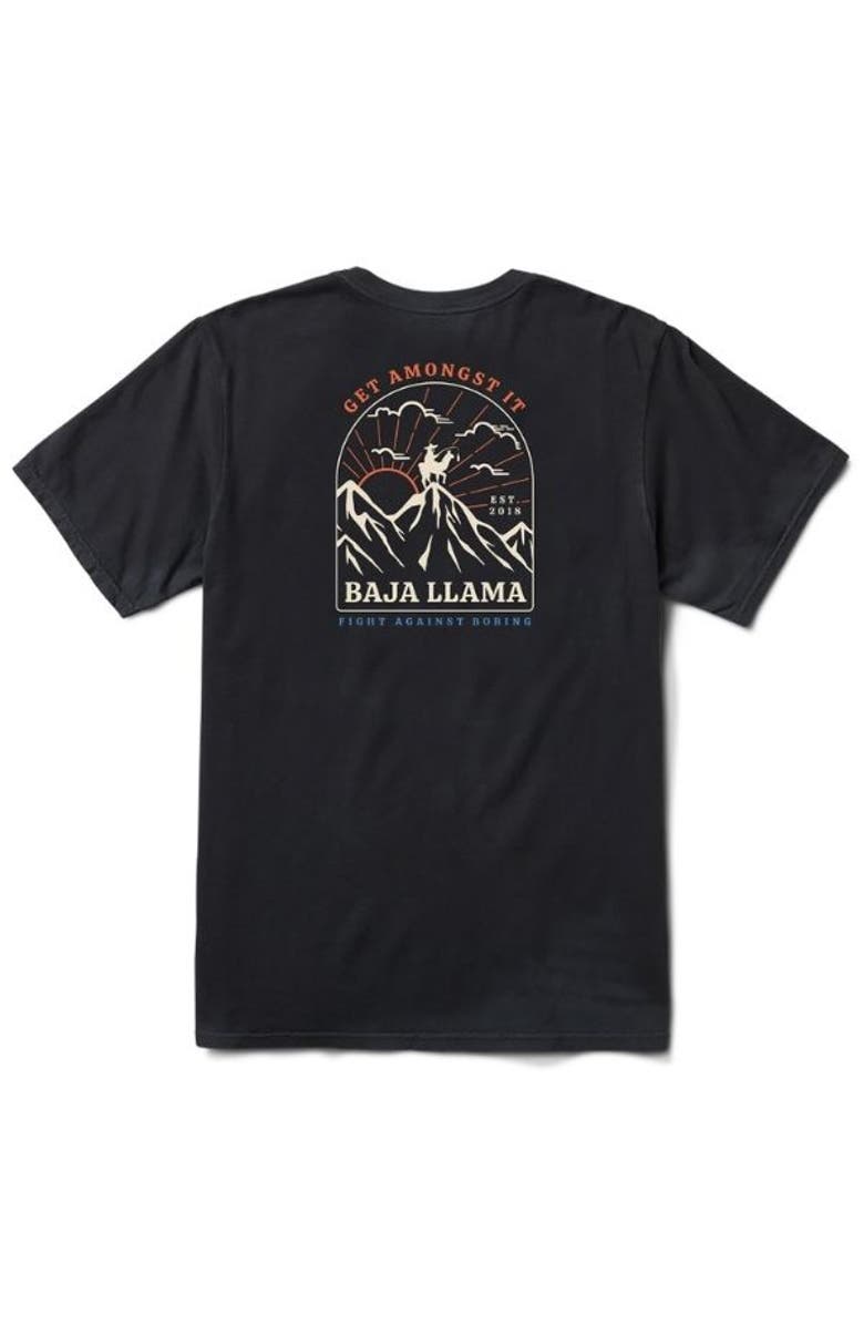 Baja Llama NEVER HIGH ENOUGH - PRIMO GRAPHIC TEE, Main, color, 