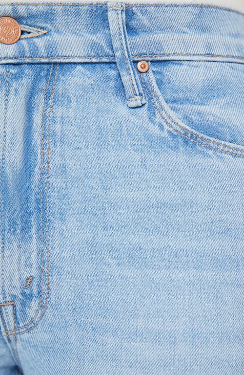 Mother The Doozy High Waist Flare Jeans In Blue