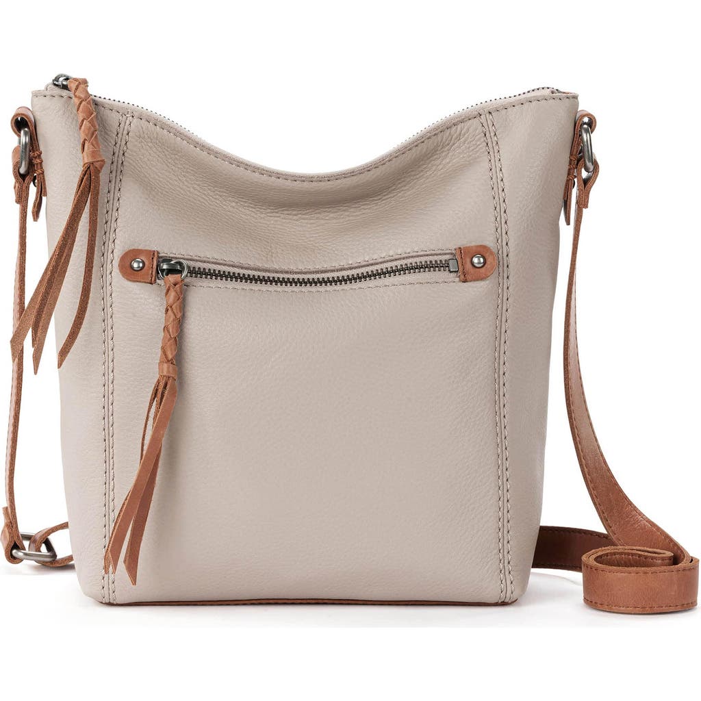 The Sak Ashland Leather Crossbody Bag In Sand