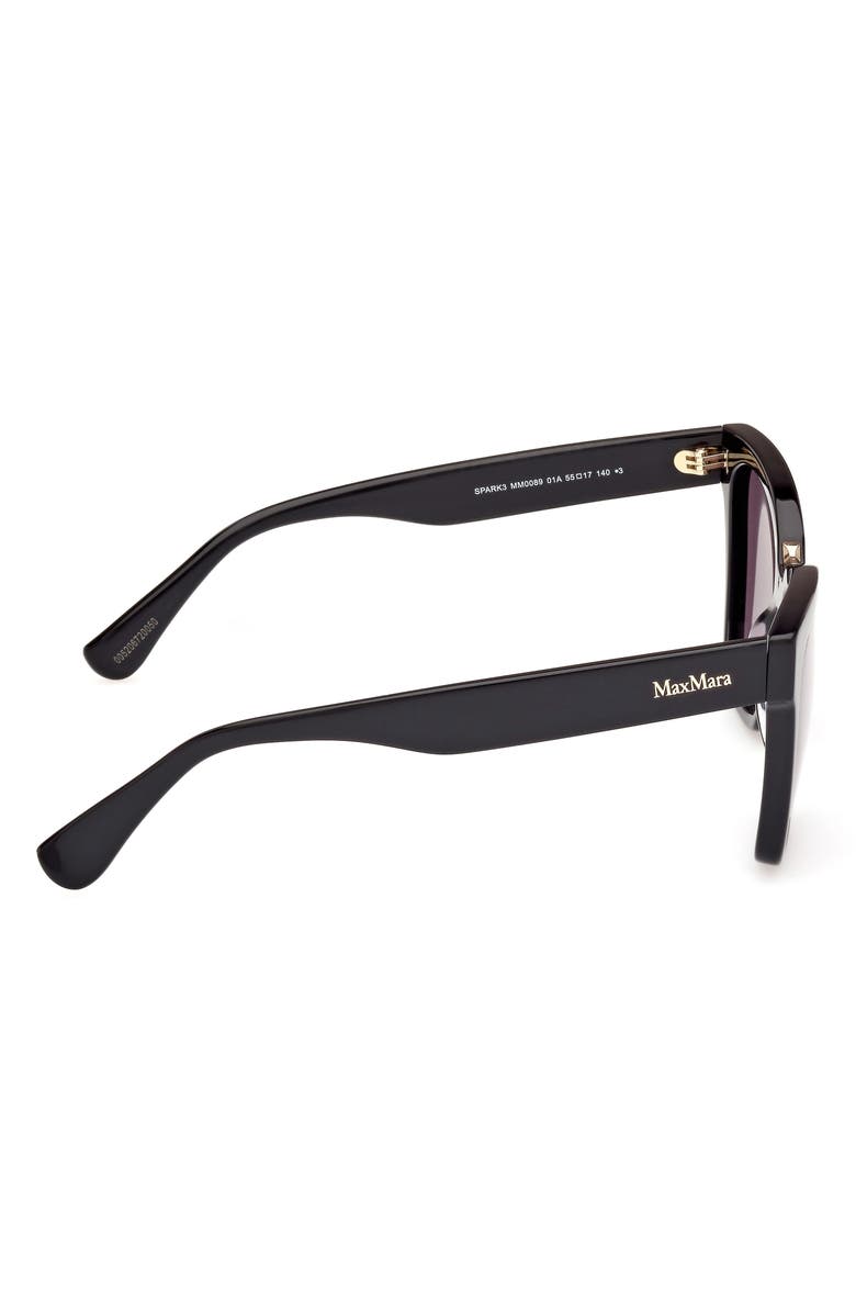 Max Mara 55mm Cat Eye Sunglasses, Alternate, color, 