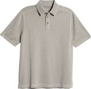Johnston & Murphy Short Sleeve Slub Knit Polo