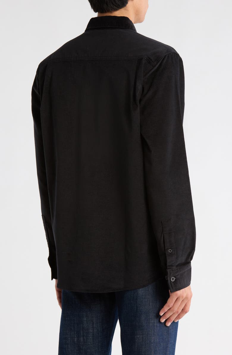 WEATHERPROOF VINTAGE Corduroy Western Work Shirt, Alternate, color, Moonless Night