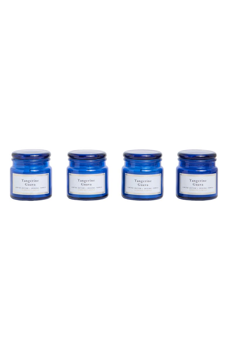 PORTOFINO CANDLES Tangerine Guava Set of 4 Mini Candles, Alternate, color, Tangerine Guava
