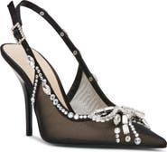 Betsey Johnson Halle Pointed Toe Slingback Pump