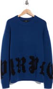 PURPLE BRAND Jacquard Wool Sweater