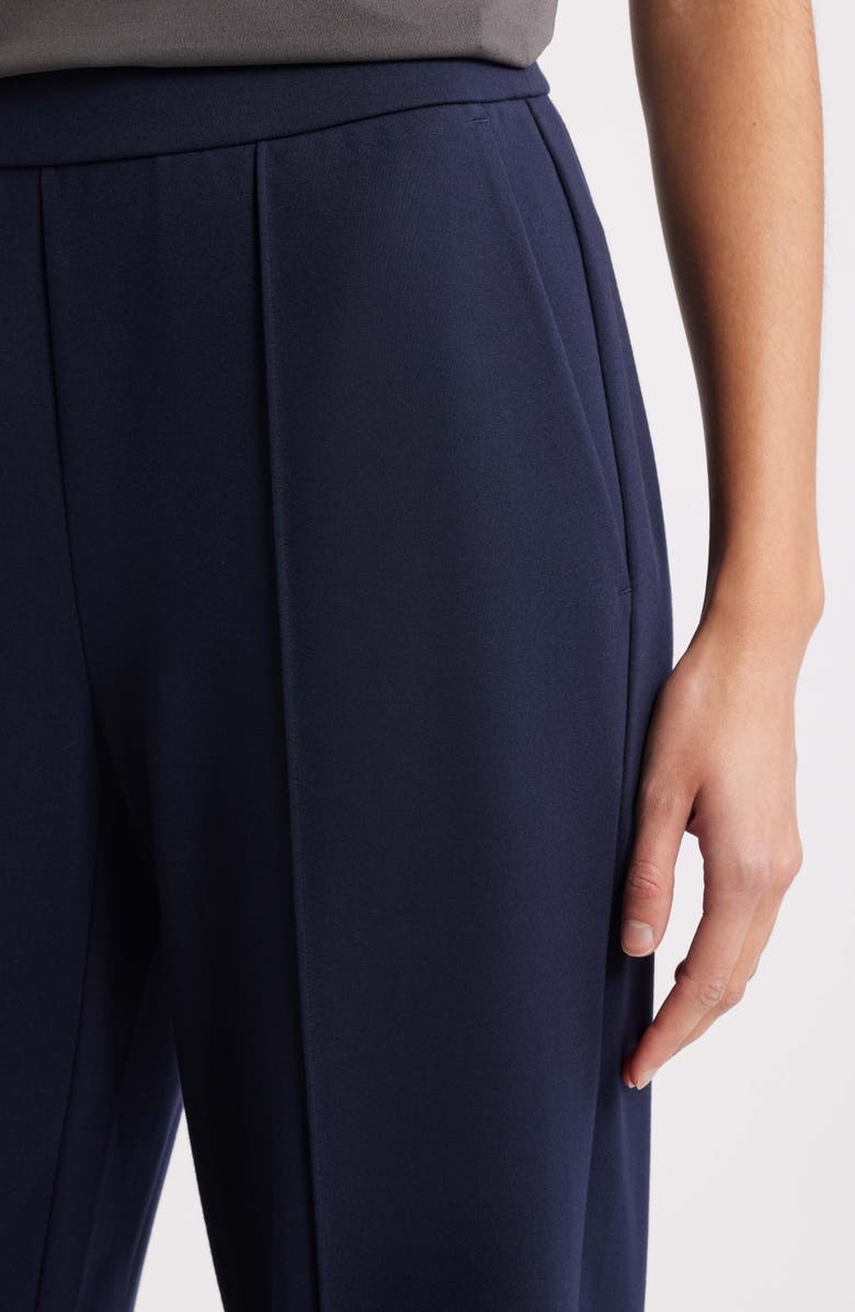 Eileen Fisher Pintuck Straight Leg Pants, Alternate, color, Ink