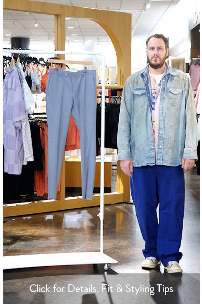 Genius Slim Fit Flat Front Stretch Dress Pants video