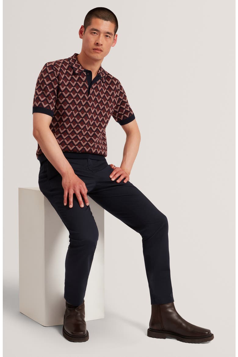 Howetown Stretch Cotton Chinos, Alternate, color, NAVY