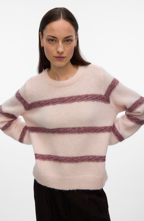 Vero Moda Zada Oversize Stripe Sweater In Multi