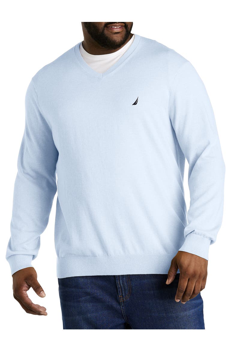 Big & Tall Navtech Crewneck Sweater, Alternate, color, SKYWAY