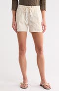 James Perse Stretch Cotton Poplin Drawstring Shorts